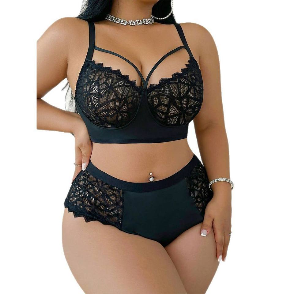 Wholesale See-through Sexy Nightgown – Fishnet Lace Pearl Negligee Plus Size Lingerie